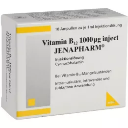 VITAMIN B12 1,000 μg injekció Jenapharm ampullák, 10X1 ml