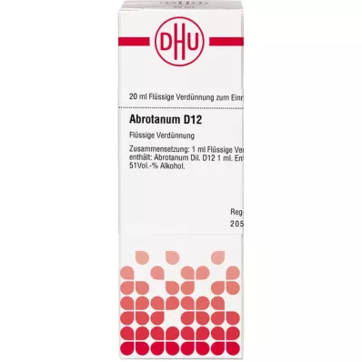 ABROTANUM D 12 Hígítás, 20 ml