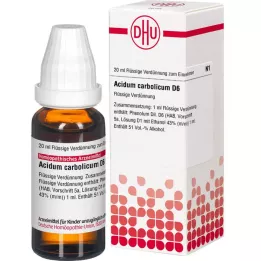 ACIDUM CARBOLICUM D 6 Hígítás, 20 ml