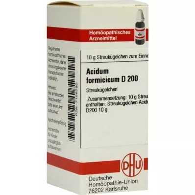 ACIDUM FORMICICUM D 200 golyócskák, 10 g ACIDUM FORMICICUM D 200 golyócskák, 10 g