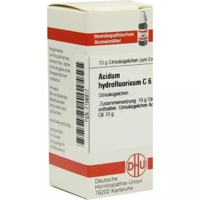 ACIDUM HYDROFLUORICUM C 6 golyócskák, 10 g