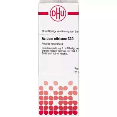 ACIDUM NITRICUM C 30 hígítás, 20 ml