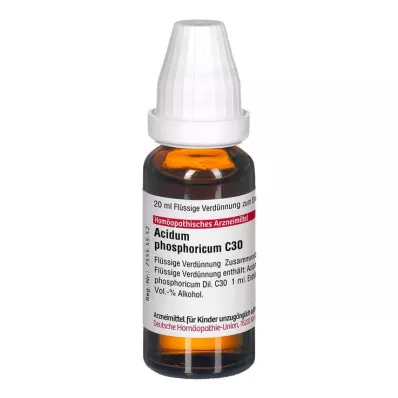 ACIDUM PHOSPHORICUM C 30 hígítás, 20 ml