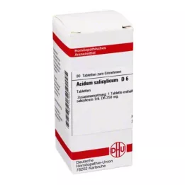 ACIDUM SALICYLICUM D 6 tabletta, 80 db