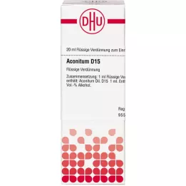 ACONITUM D 15 hígítás, 20 ml