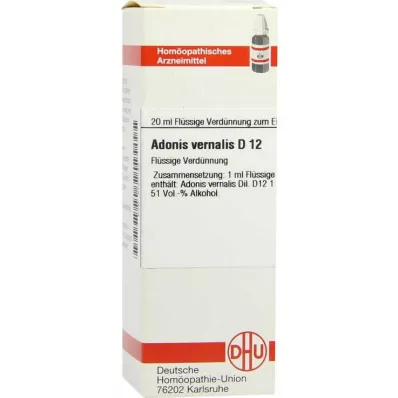 DHU Adonis vernalis D 12 Hígítás, 20 ml