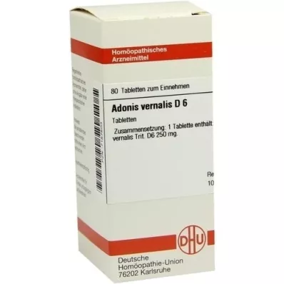ADONIS VERNALIS D 6 tabletta, 80 db