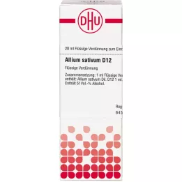 ALLIUM SATIVUM D 12 Hígítás, 20 ml