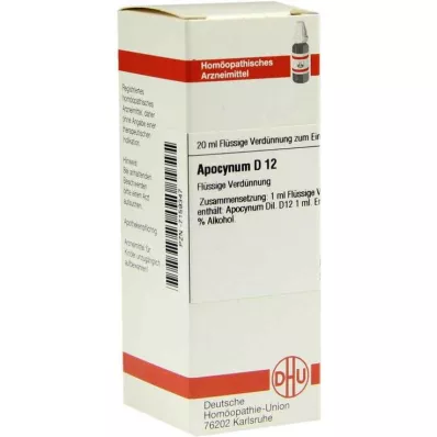 DHU Apocynum D 12 hígítás, 20 ml