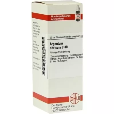 ARGENTUM NITRICUM C 30 hígítás, 20 ml