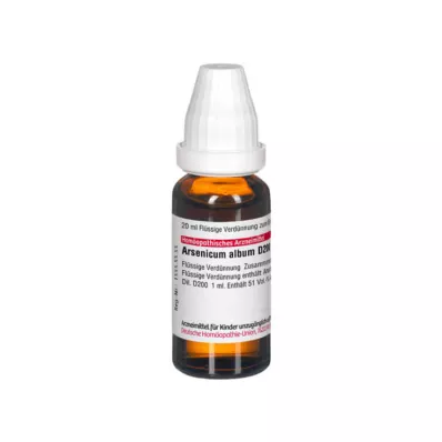 ARSENICUM ALBUM D 200 hígítás, 20 ml