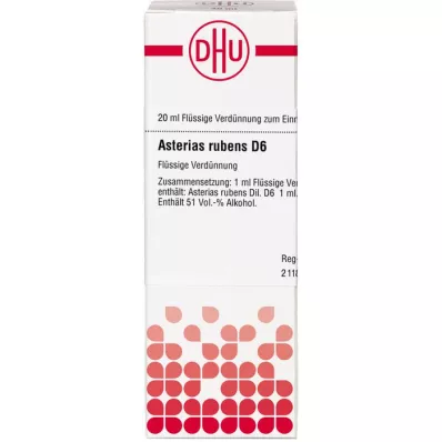 ASTERIAS RUBENS D 6 Hígítás, 20 ml