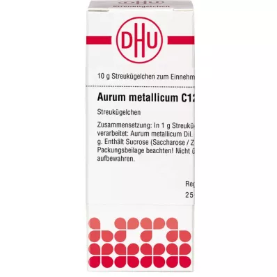 AURUM METALLICUM C 12 gömböcskék, 10 g