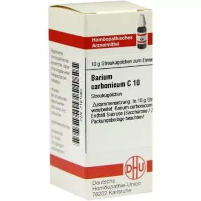 BARIUM CARBONICUM C 10 gömböcskék, 10 g
