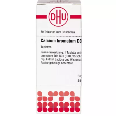CALCIUM BROMATUM D 30 tabletta, 80 db