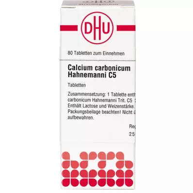 CALCIUM CARBONICUM Hahnemanni C 5 tabletta, 80 db