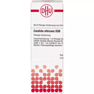 CANDIDA ALBICANS D 30 Hígítás, 20 ml