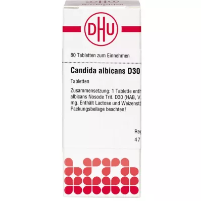 CANDIDA ALBICANS D 30 tabletta, 80 db