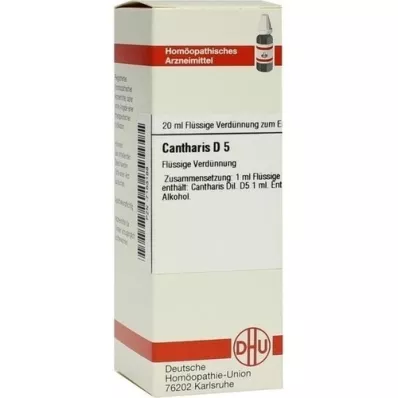 CANTHARIS D 5 hígítás, 20 ml
