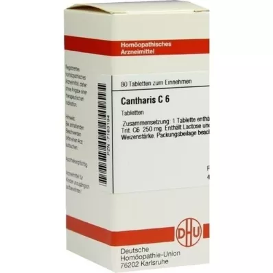 CANTHARIS C 6 tabletta, 80 db