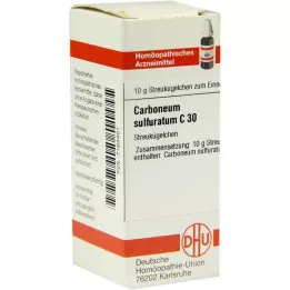 CARBONEUM SULFURATUM C 30 gömböcskék, 10 g