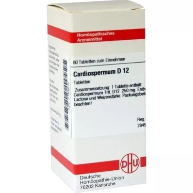 CARDIOSPERMUM D 12 tabletta, 80 db
