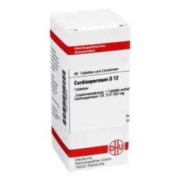 CARDIOSPERMUM D 12 tabletta, 80 db