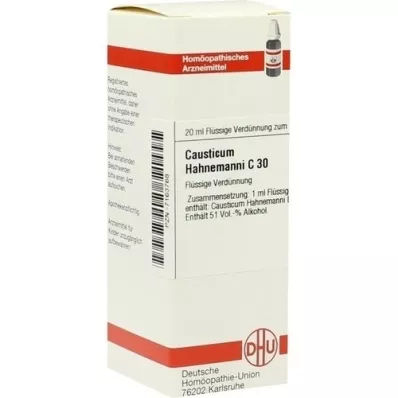 CAUSTICUM HAHNEMANNI C 30 hígítás, 20 ml