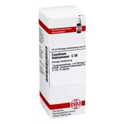 CAUSTICUM HAHNEMANNI C 30 hígítás, 20 ml