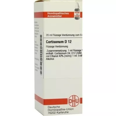 CORTISONUM D 12 Hígítás, 20 ml
