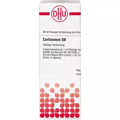 CORTISONUM D 8 hígítás, 20 ml