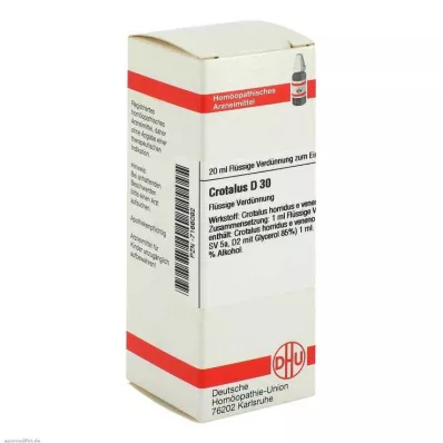 DHU Crotalus D 30 hígítás, 20 ml