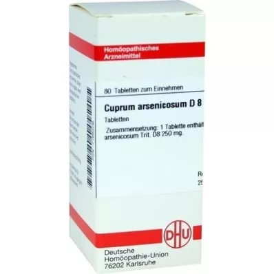 CUPRUM ARSENICOSUM D 8 tabletta, 80 db
