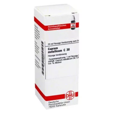 DHU Cuprum metallicum C 30 hígítás, 20 ml