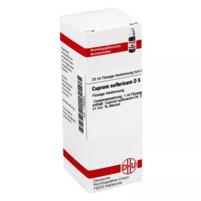 DHU Cuprum sulfuricum D 6 Hígítás, 20 ml