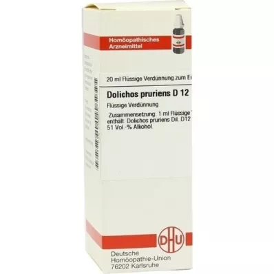 DOLICHOS PRURIENS D 12 Hígítás, 20 ml