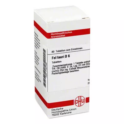 FEL TAURI D 6 tabletta, 80 db