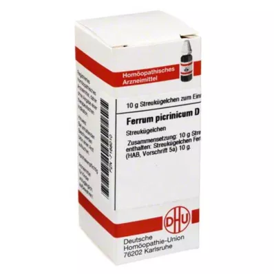 DHU Ferrum picrinicum D 6 gömböcskék, 10 g DHU Ferrum picrinicum D 6 gömböcskék, 10 g