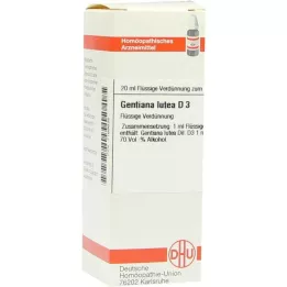 GENTIANA LUTEA D 3 hígítás, 20 ml
