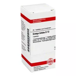GINKGO BILOBA D 12 tabletta, 80 db