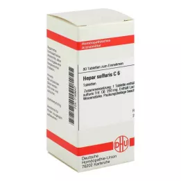 HEPAR SULFURIS C 6 tabletta, 80 db