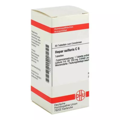 Hepar Sulfuris C6 tabletta (80 db)
