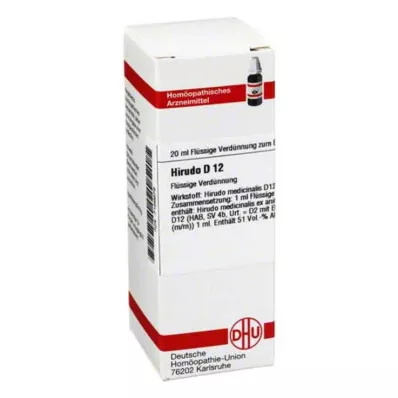 HIRUDO D 12 Hígítás, 20 ml