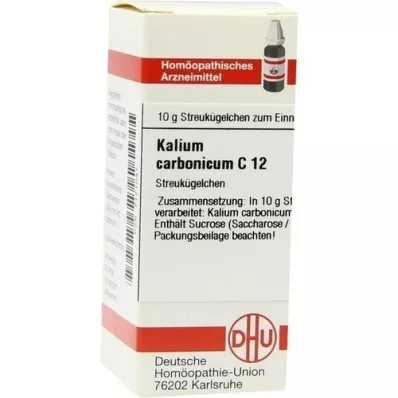 KALIUM CARBONICUM C 12 gömböcskék, 10 g