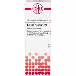 KALIUM NITRICUM D 30 Hígítás, 20 ml