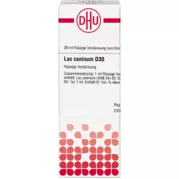 LAC CANINUM D 30 Hígítás, 20 ml