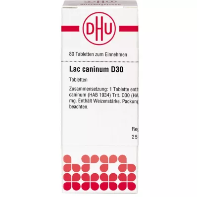 LAC CANINUM D 30 tabletta, 80 db