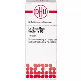 LACHNANTHES tinctoria D 3 tabletta, 80 db