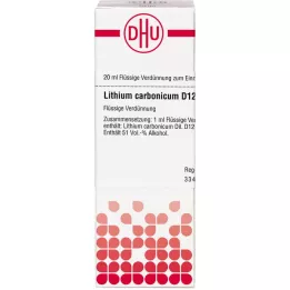 LITHIUM CARBONICUM D 12 Hígítás, 20 ml