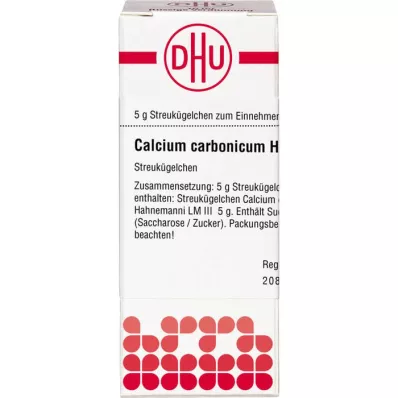 CALCIUM CARBONICUM Hahnemanni LM III Gömböcskék, 5 g